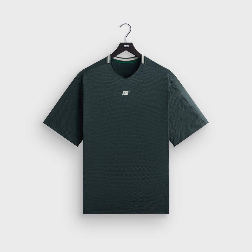 Kith for Wilson Ellsworth Court Tee Jersey Reign Green Size XL Tennis Shirt